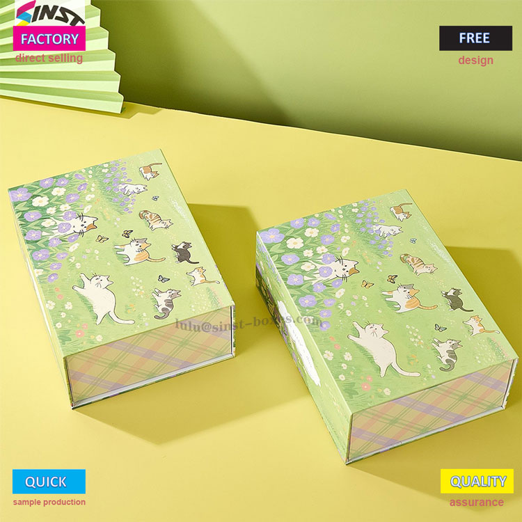 Подарочная коробка с плюшевой подвеской в ​​виде милого кота