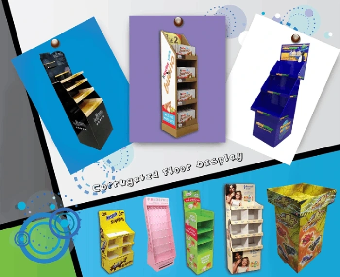 Cardboard POP display stand for candy and chewing gum