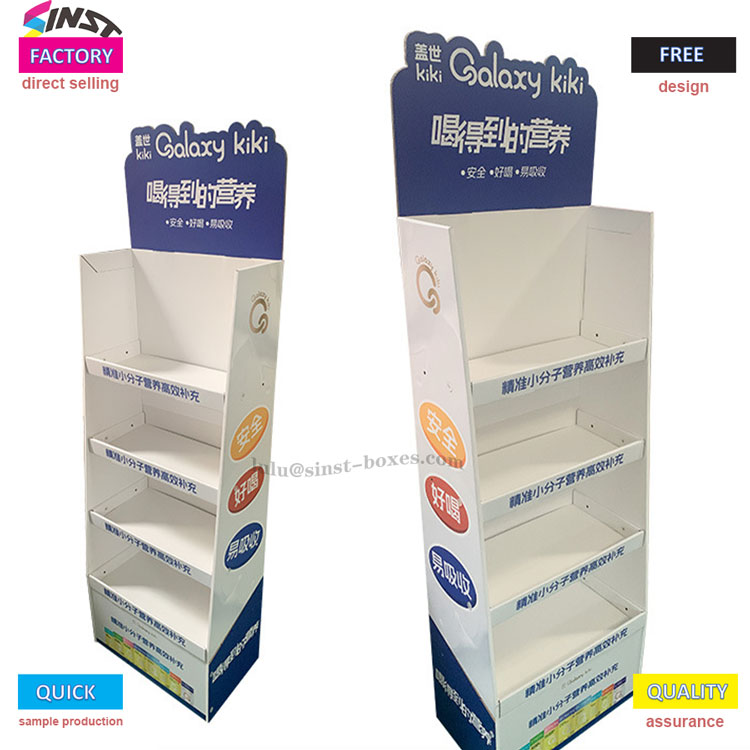 стеллаж для выставки напитков питания